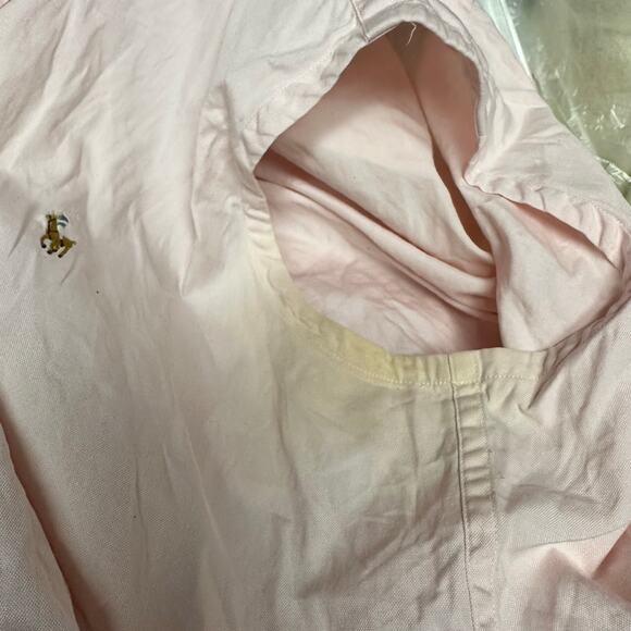 Ralph Lauren Sport XS Pink Sleeveless Button Down Collared Blouse Top Preppy - Picture 12 of 12